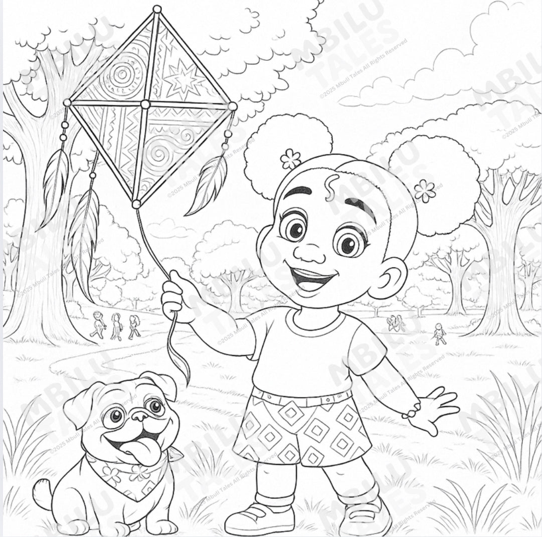 Khanyi And The Kite Colouring Book